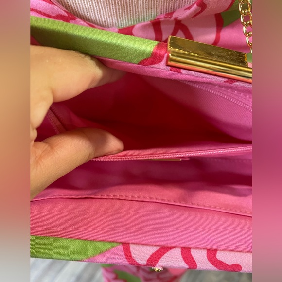 Talbots Matching Pink Floral OUTFIT Dress and Purse - Picture 3 of 12